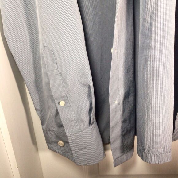 Eddie Bauer Shirt Men's TXL Blue Classic Fit Travex Hiking Camping Outdoor - Picture 9 of 16